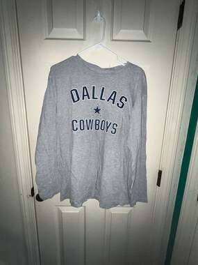 Fanatics Pro Line Dallas Cowboys Long Sleeve T-Shirt Gray XL
